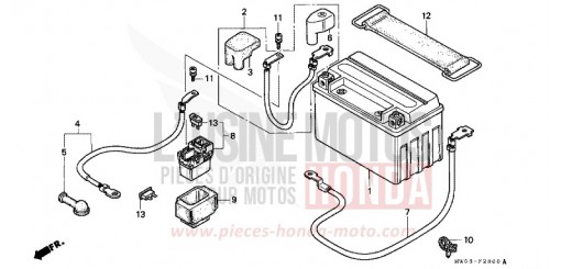 BATTERIE CBR900RRR de 1994